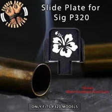 Hibiscus - Back Slide Plate for Sig Sauer P320