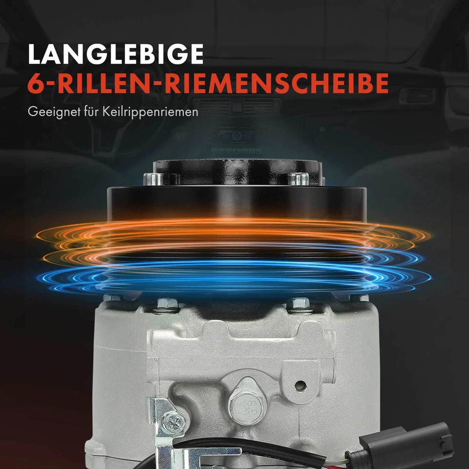 Compressore Climatizzatore Ø110 Per Mercedes-Benz Classe M W166 GLE - Immagine 4 di 4