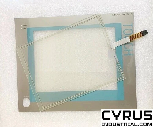 F22-05-31 | A5E02713375 Touch screen glass + protective film for Siemens SIMATIC
