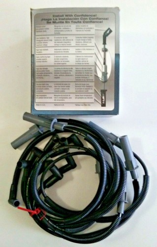 Juego de cables de bujía de 7 mm de alta temperatura PLATINUM PROSPARK cable general 9616 (hecho en EE. UU.) - Imagen 2 de 6