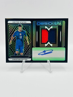 2022-23 Panini Obsidian CHRISTIAN PULISIC /2 Patch Auto United States #JA-CP