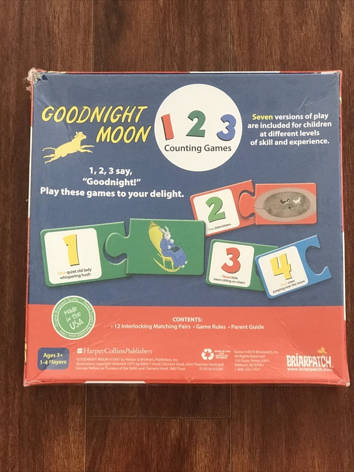 Goodnight Moon 123 Counting Games, Briarpatch, Educational for Children, New! - Image 2 of 3
