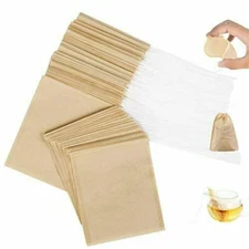Tea Bags Empty Tea Filter Bags Disposable Drawstring Loose Leaf Tea Bags LOT