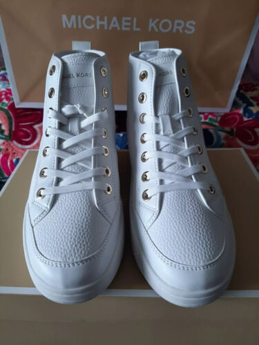 Michael Kors | £ 275 Prezzo consigliato | Scarpe/Sneakers/Trainer UK7/US9 Shea Mid H Optic bianche - Foto 3 di 8
