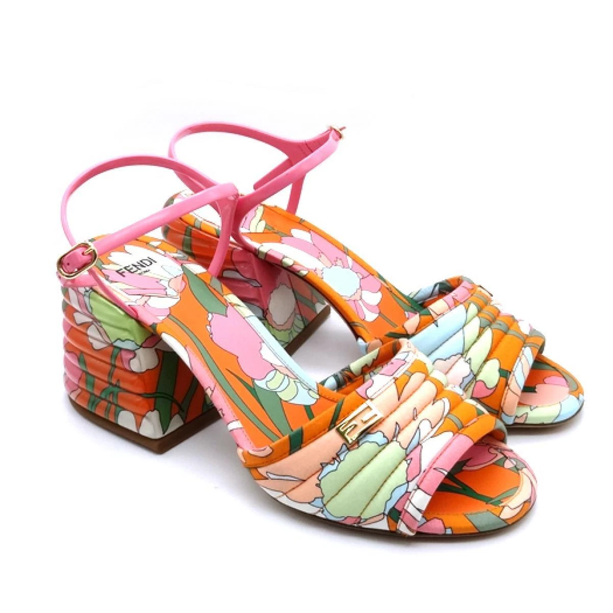 Fendi multicolor sandals sales