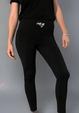 85% Merino Wool High Waisted Pants Leggings Yoga Pants Thermal Base Layer