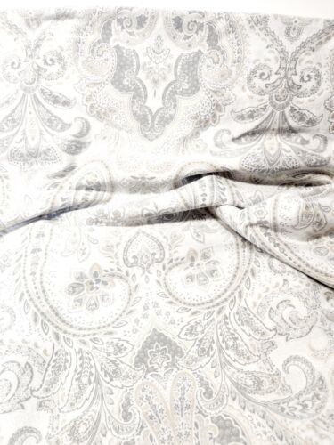 Mantel Nicole Miller Home Beige Blanco Gris Paisley Mezcla Algodón 114X60 - Imagen 6 de 13