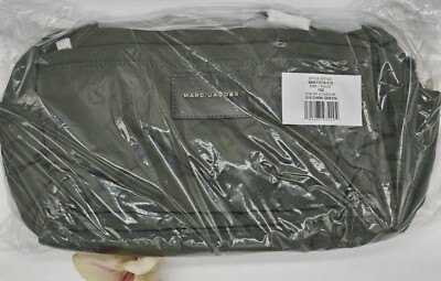 Marc Jacobs Quilted Nylon Small Weekender Travel Bag Dark
