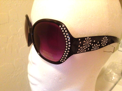 NEW $49 women sunglasses OVERSIZED BLING EMBELLISHED gorgeous Jackie O look