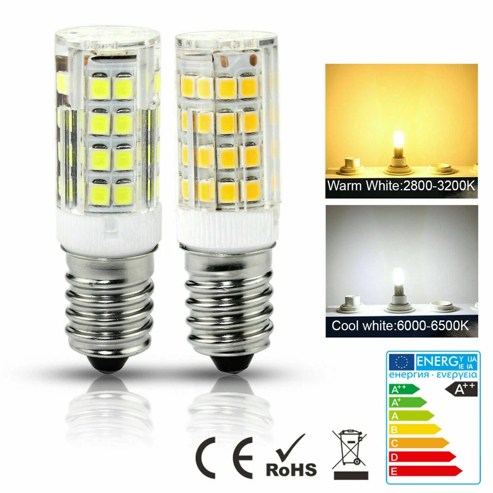 E14 LED 3W 5W 10W Light Bulb Warm White Cool White 2835 SMD Economy Lamp - Image 3 of 4