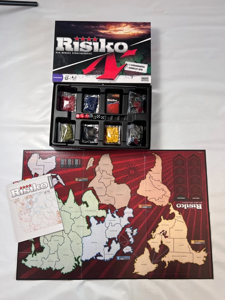 Risiko Das große Strategiespiel Parker Brettspiel Gesellschaftsspie- Vollständig - Bild 2 von 4