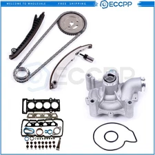 Head Gasket Set Timing Chain Kit Water Pump For 02-07 Mini Cooper 1.6L