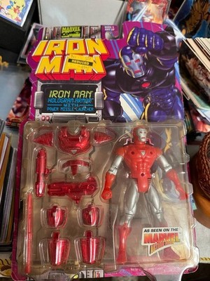 1995 Toy Biz Marvel Comics Iron Man Hologram Armor Action Figure