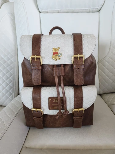 Loungefly Disney Winnie the Pooh Honeycomb Flap Mini Backpack - NWT