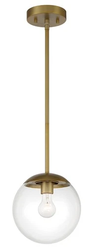 Minka Lavery 2790 Auresa 8"W Mini-Pendant / Semi-Flush - Brass - Picture 7 of 7