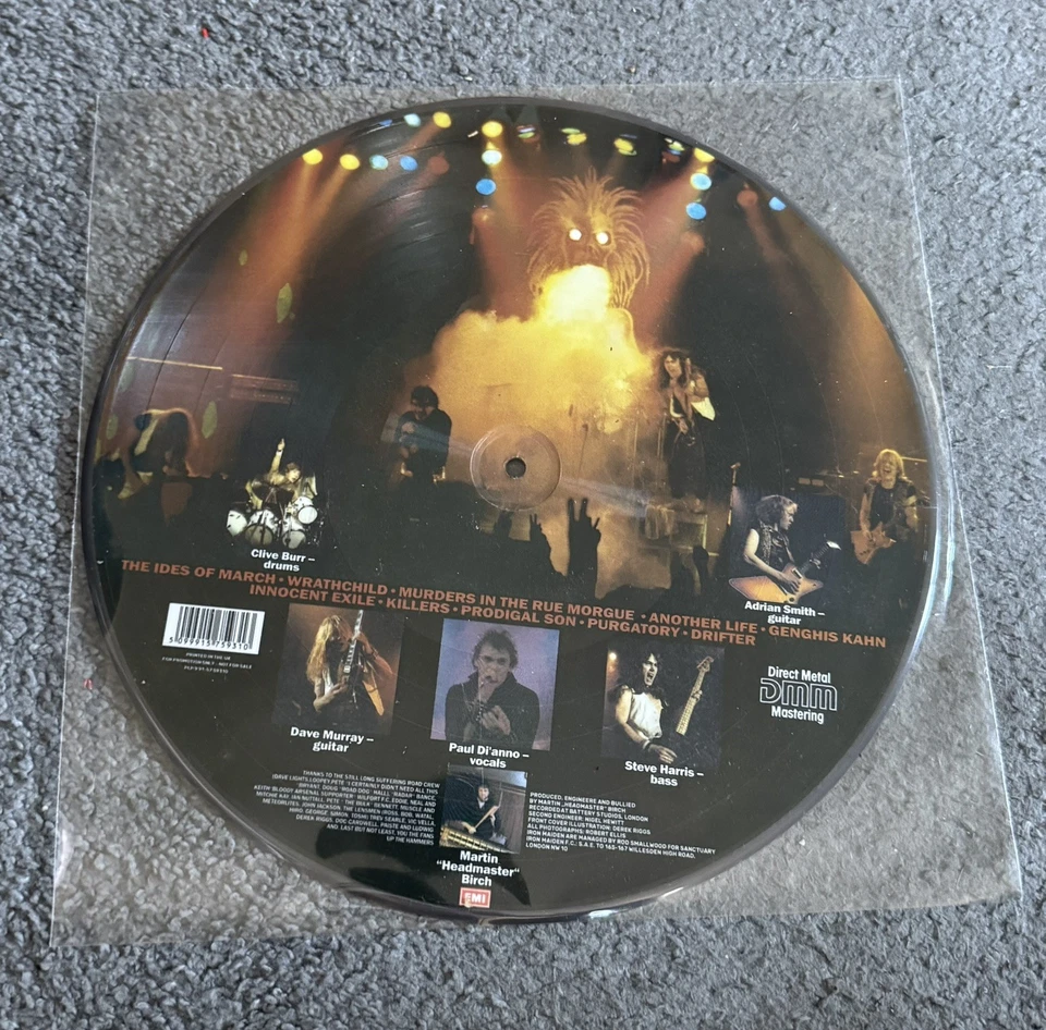 Iron Maiden Killers Picture LP Vinyl - Bild 2 von 2