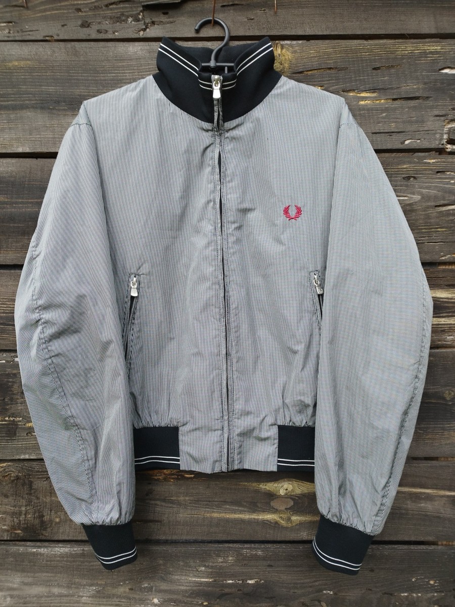 Vintage Fred Perry Harrington Bomber Jacket M | Made in Italy 