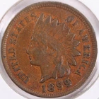 1899 Indian Head Cent, Very Fine+ Circulated Coin, Store #CT0338