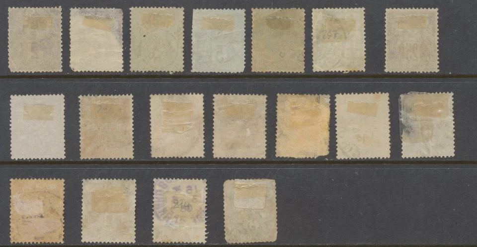 Estampillas de Francia 1876-1900: SG215;228/9;248;255;258;262;267;288/9;293/4;300/1; Foto 2 de 3