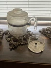 vintage Pyrex 6-cup coffee percolator- TIMELESS- American History! RARE!