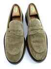 NEW Allen Edmonds "COMO" Men's Penny Loafer 8.5 D Tobacco Brown Suede(825N