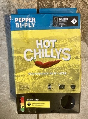 Hot Chillys Women's Midweight Ankle Tights Thermal Underwear Bottoms Size Small