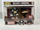 FUNKO POP BULLSEYE & DAREDEVIL 2 PACK MARVEL COLLECTORS CORPS NEW SEALED MCU