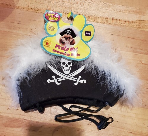Rubies Pet Shop Boutique Piratenhut Halloween Hundekostüm S/M NEU