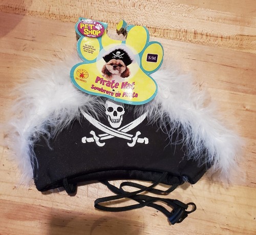 Rubies Pet Shop Boutique Pirate Hat Halloween Dog Costume S/M NEW - Picture 1 of 2