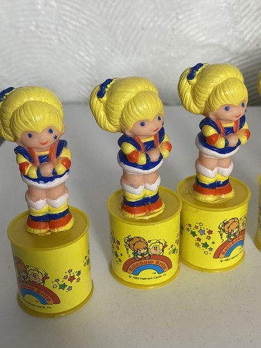 Vintage 1980s Rainbow Brite Pencil Topper Shop Display Very Rare LGX - Picture 10 of 24