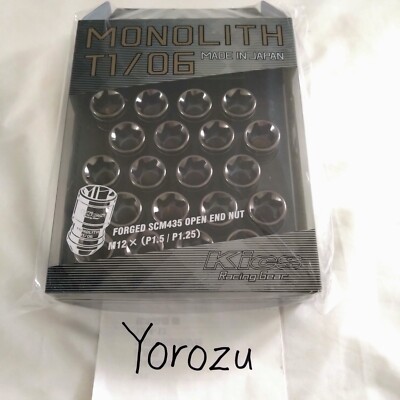 KYO-EI Kics MONOLITH M12 x 1.25 Glorious Black 20P MN03GK