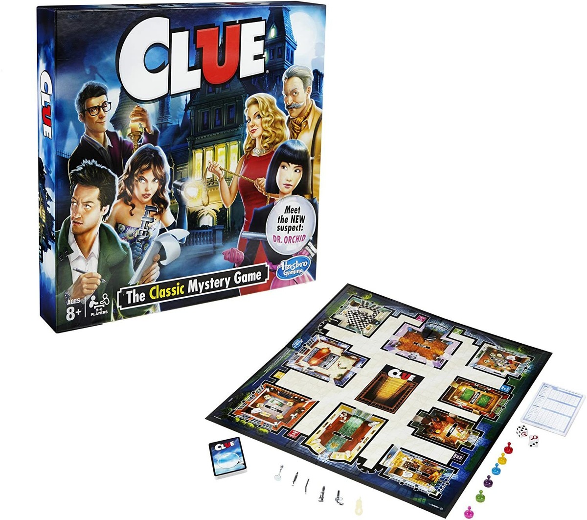Clue Join the Hunt Classic Mystery Board Game One Murder Six