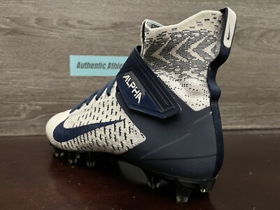 Nike Alpha Menace Elite 2 White Navy Football Cleats Men display picture 3