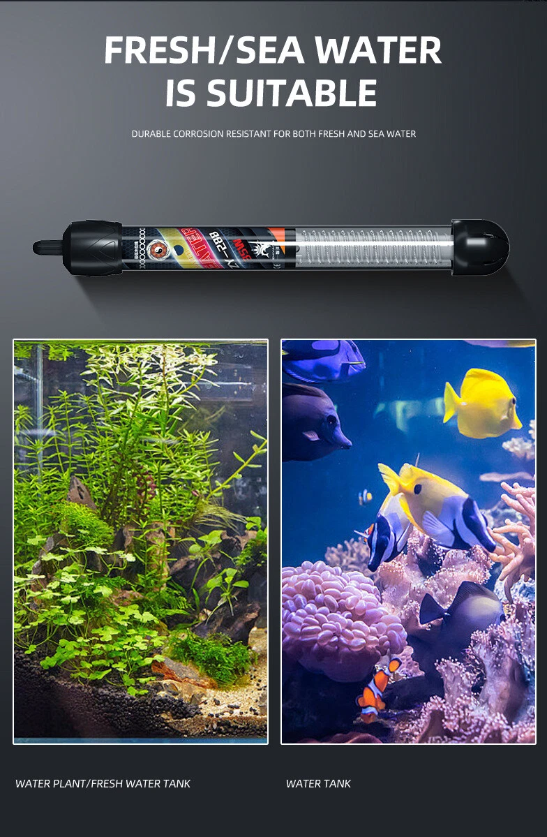 Fish tank heater top light not on