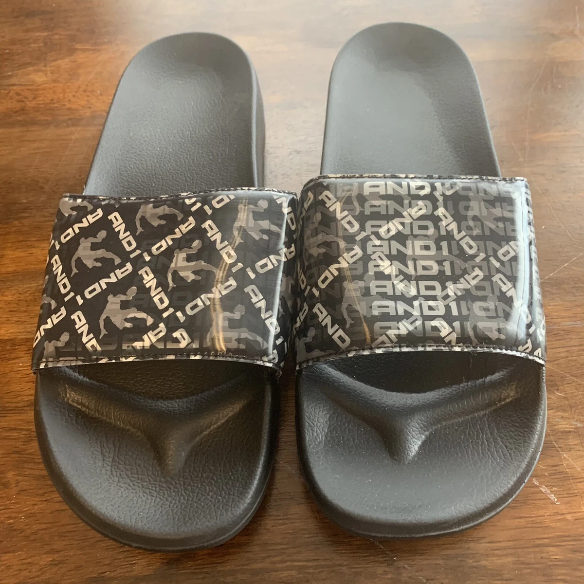 And1 Mens Sliders Size 13 Preowned Sandals eBay