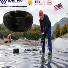 WELDY 5KG Black Welding Rod Profile HDPE D ø4mm for EX2 EX3 PLUS Welder Machine