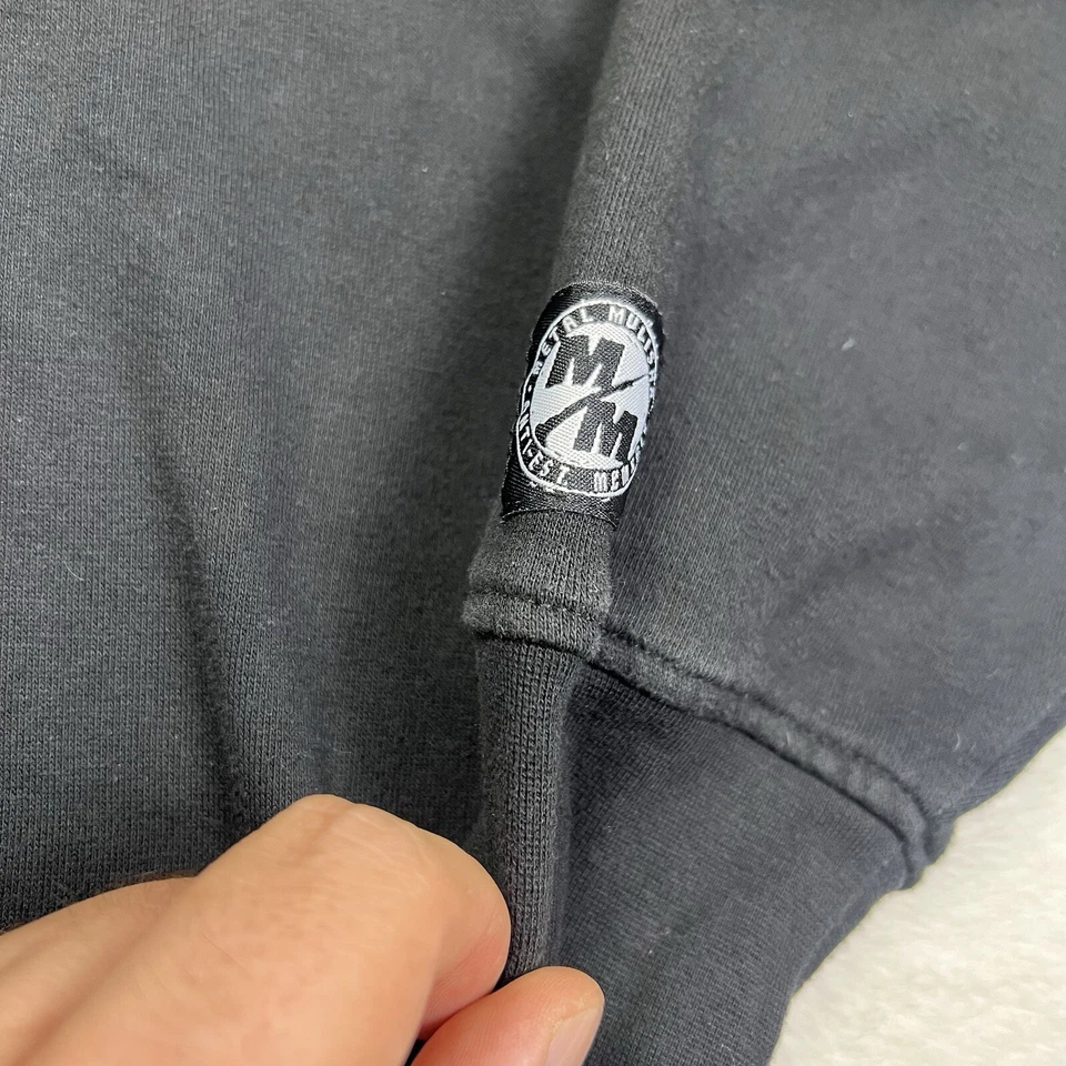 Metal Mulisha Men’s Size Large Pull Over Sweatshirt Stacked Fleece Black - Image 2 of 4