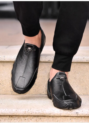 Men's Casual Shoes Comfortable Loafers Outdoor Sneakers Slip on Driving Shoes - Picture 21 of 29
