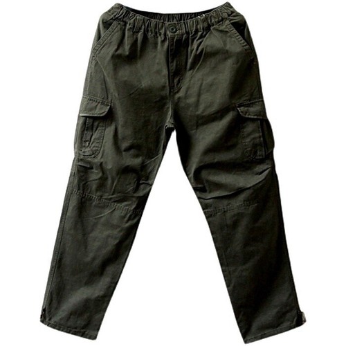 Mens Cargo Pants Loose Skateboard Hip-Hop Streetwear Relaxed Casual Trousers - Bild 40 von 43