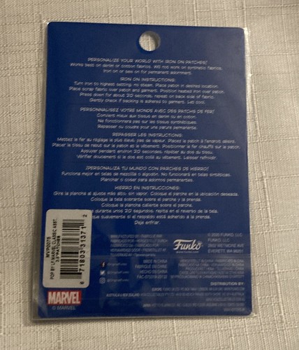 Loungefly Official Pop! Marvel Loki Embroidered Iron-On Patch New 3” - Picture 2 of 2