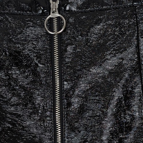 M&S x Alexa Chung : Black Shiny Mini Skirt : UK12 : WAS: £59!! - Picture 3 of 3