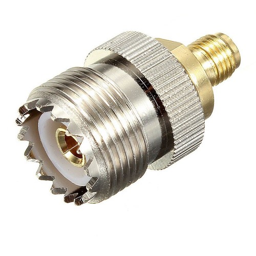 2 PCS Adapter Connector Converter SMA Female (No Pin) to UHF Female SO-239 - Picture 4 of 6