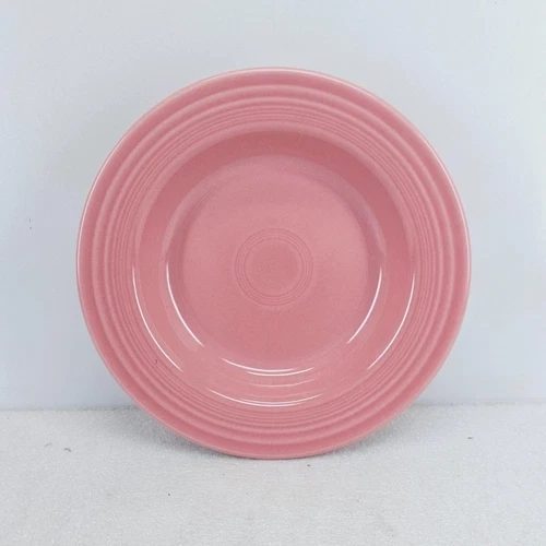 RIM SOUP/ SMALL PASTA BOWL peony pink FIESTA 9" NEW