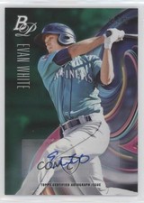 2018 Bowman Platinum Top Prospects Green 13/99 Evan White #TOP-93 Auto 14n7