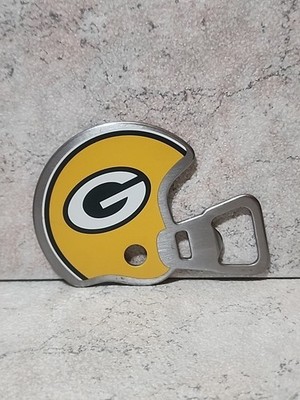 Green Bay Packers bottle opener and magnet Heavy Duty Stainless Steel NFL 2cntr3