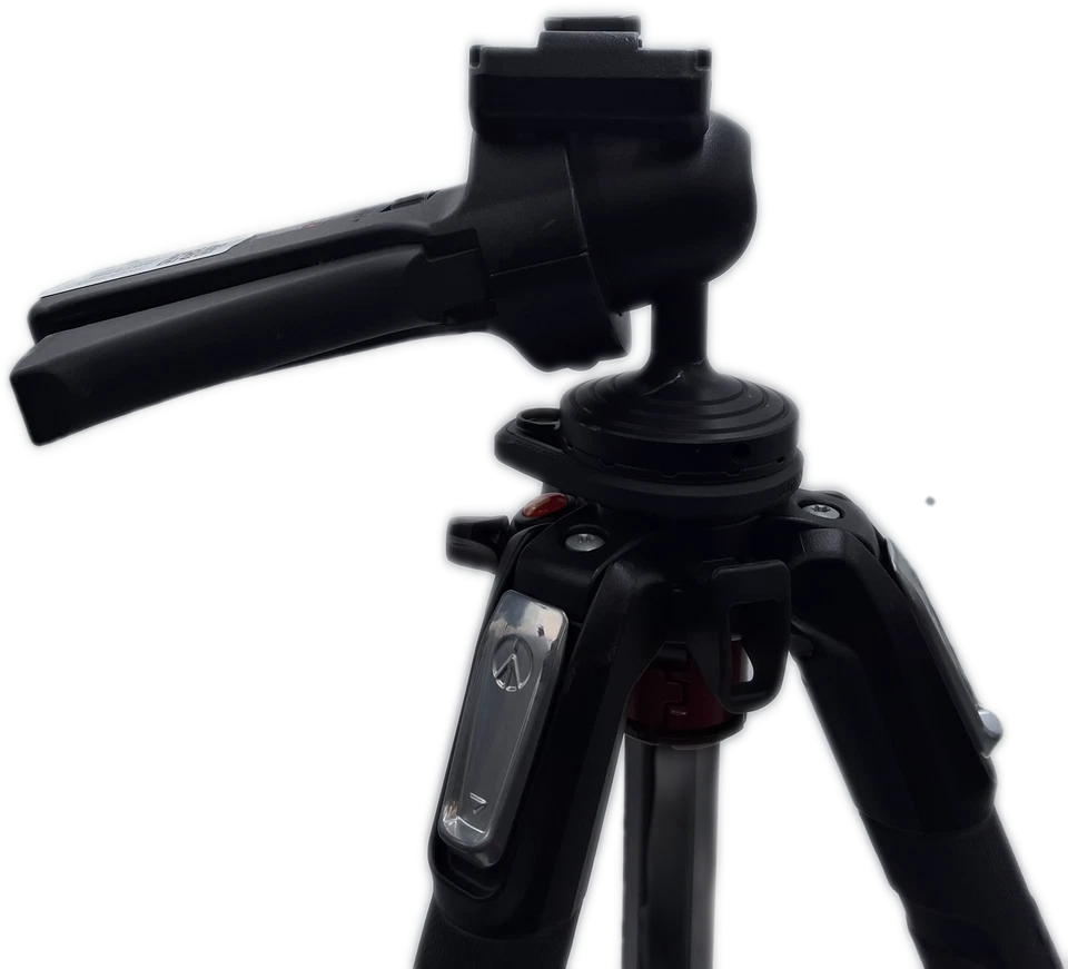 Manfrotto 190 Aluminum Tripod Camera 63in Max 15.4lb - Image 4 of 4