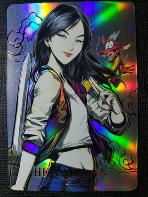 Mulan Goddess Anime Waifu Holo Foil Art Card ACG Carddass