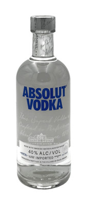 (33,91 /l) Absolut Blue Vodka 40% 0,35l Flasche