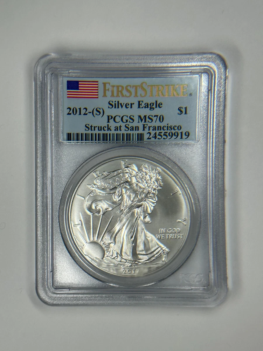 American Eagle MS 70 Graded 2012 Silver Bullion Coins for sale | eBay