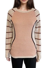 Smarwool Knit Sweater Women Sz S Pink Wool Blend Layering Winter Snow Ski